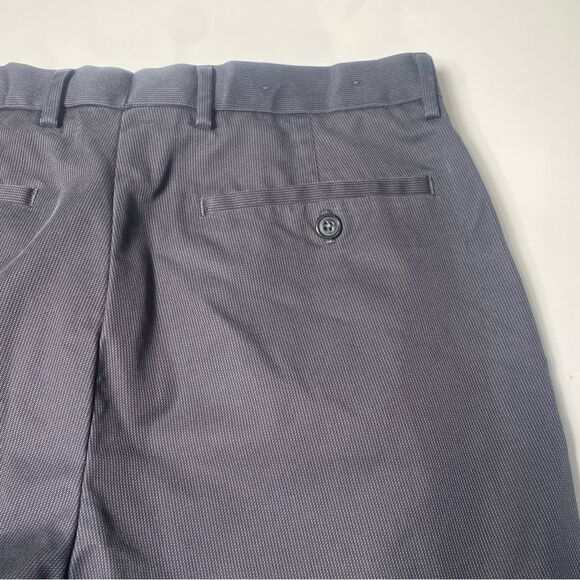 Banana Republic Non-Iron Tailored Slim Fit Charcoal Gray Pants Men's Size 31x32 - Picture 3 of 13